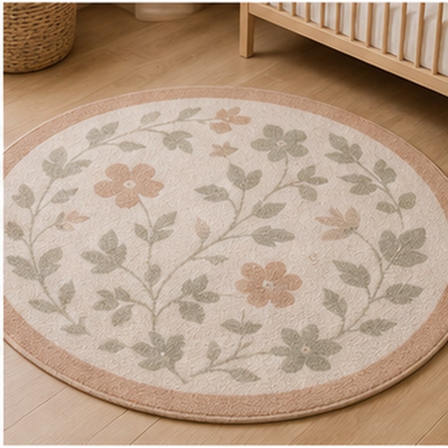 Washable nursery rug